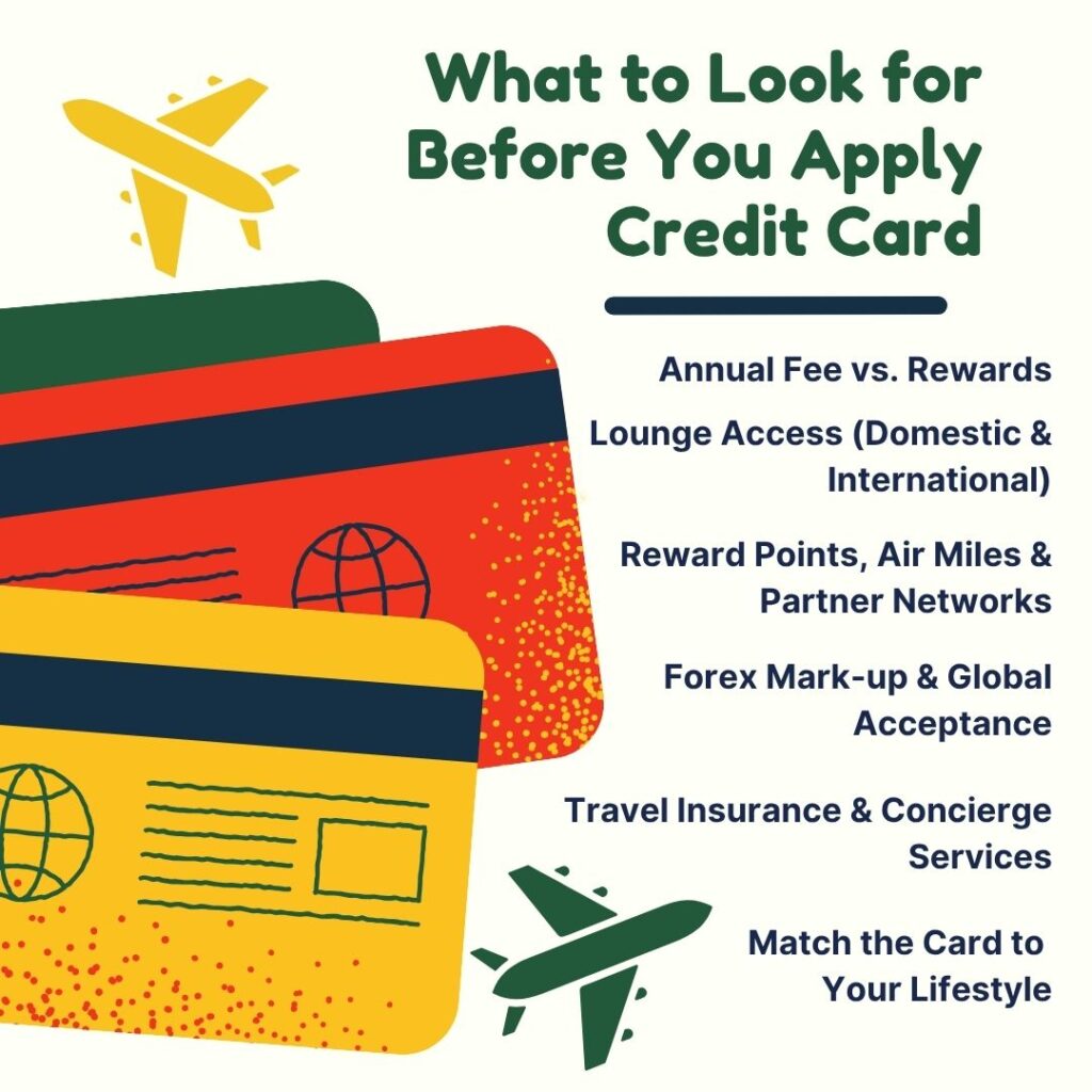 What to look for before you apply credit card - Travel Piq What to look for before you apply credit card - Travel Piq