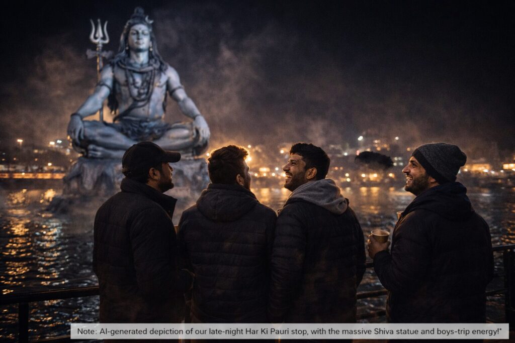 Friends at Rishikesh